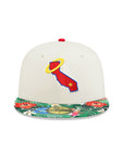 California Angels Chrome Floral 2 Tone MLB Batterman SP 59Fifty Fitted