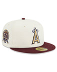 Anaheim Angels Chrome Maroon 2 Tone 50th Anniversary SP 59Fifty Fitted