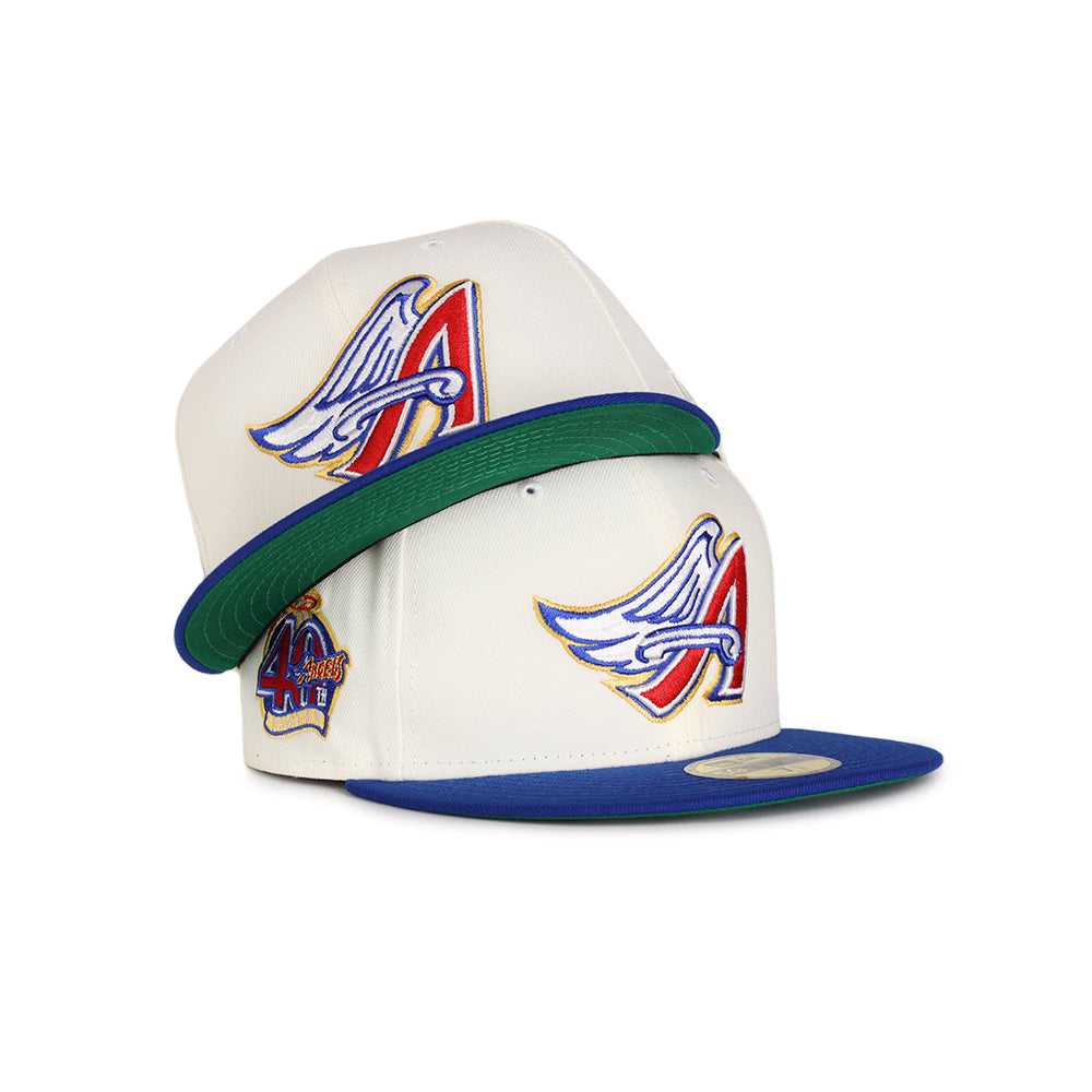 Anaheim Angels Chrome Royal 2 Tone 40th Anniversary SP 59Fifty Fitted