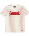 New Era Anaheim Angels Pinstripe Tee