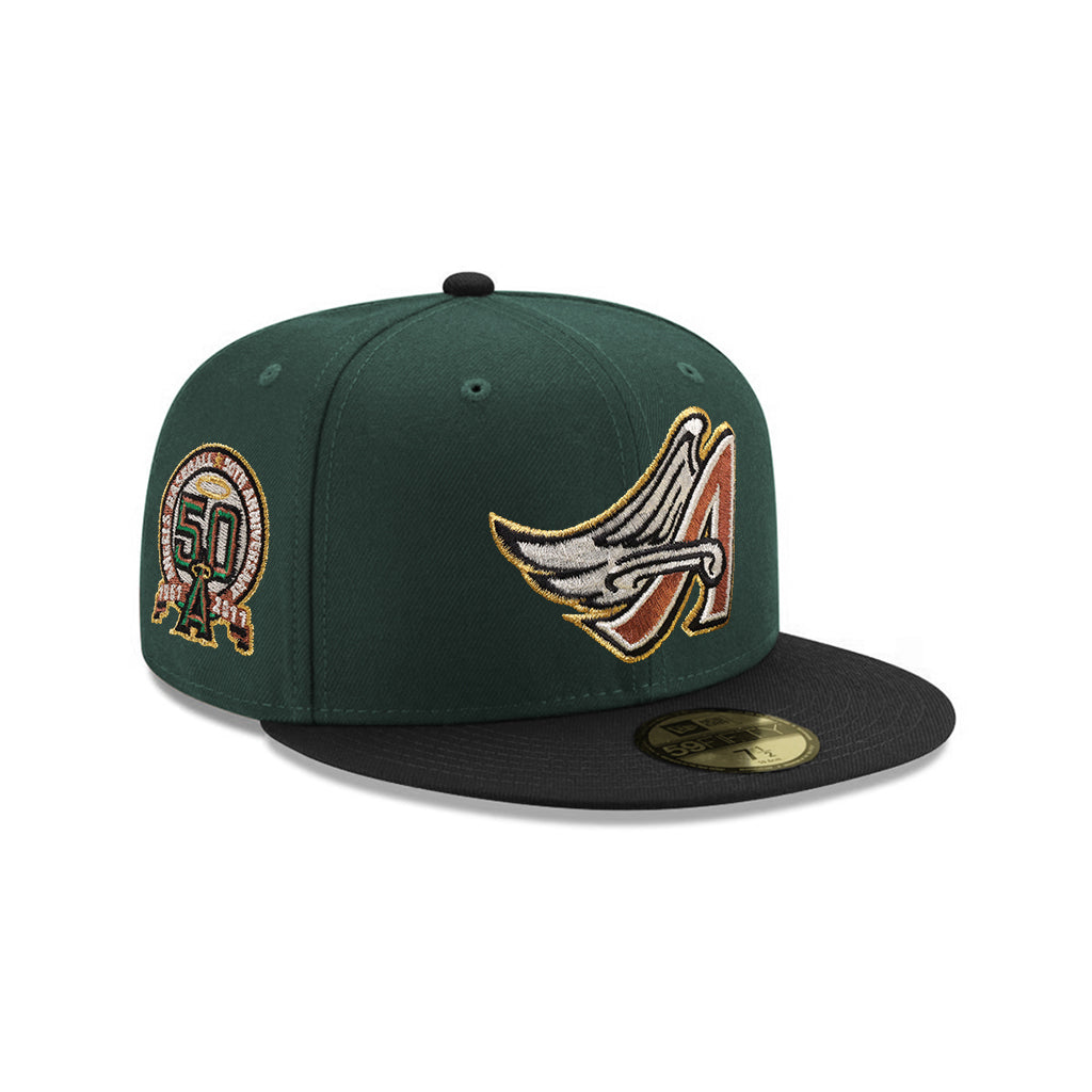 Anaheim Angels Dark Green Black 2 Tone 50th Anniversary SP 59Fifty Fitted