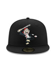 Anaheim Angels Mascot Rally Monkey Black 50th Anniversary SP 59Fifty Fitted
