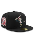 Anaheim Angels Mascot Rally Monkey Black 50th Anniversary SP 59Fifty Fitted