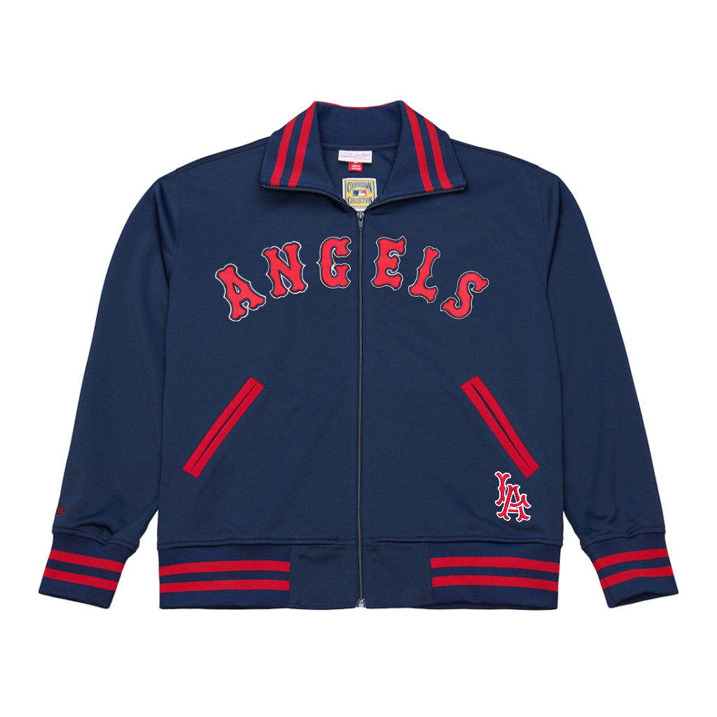 Angels ハープジップ　ジャケット　M 新品・未使用 Los Angeles Angels Navy Playoff Win Full-Zip Jacket – CROWN MINDED