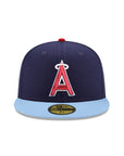 California Angels Light Navy 2 Tone 40th Anniversary SP 59Fifty Fitted