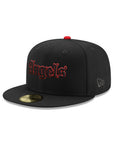 Anaheim Angels Old English Black 59Fifty Fitted