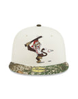 Anaheim Angels Mascot Rally Monkey Chrome Real Tree 2 Tone 50th Anniversary SP 59Fifty Fitted