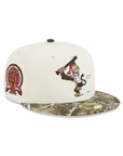 Anaheim Angels Mascot Rally Monkey Chrome Real Tree 2 Tone 50th Anniversary SP 59Fifty Fitted