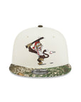 Anaheim Angels Mascot Rally Monkey Chrome Real Tree 2 Tone 50th Anniversary SP 9Fifty Snapback