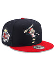 Anaheim Angels Mascot Rally Monkey Navy Red 2 Tone 40th Anniversary SP 9Fifty Snapback
