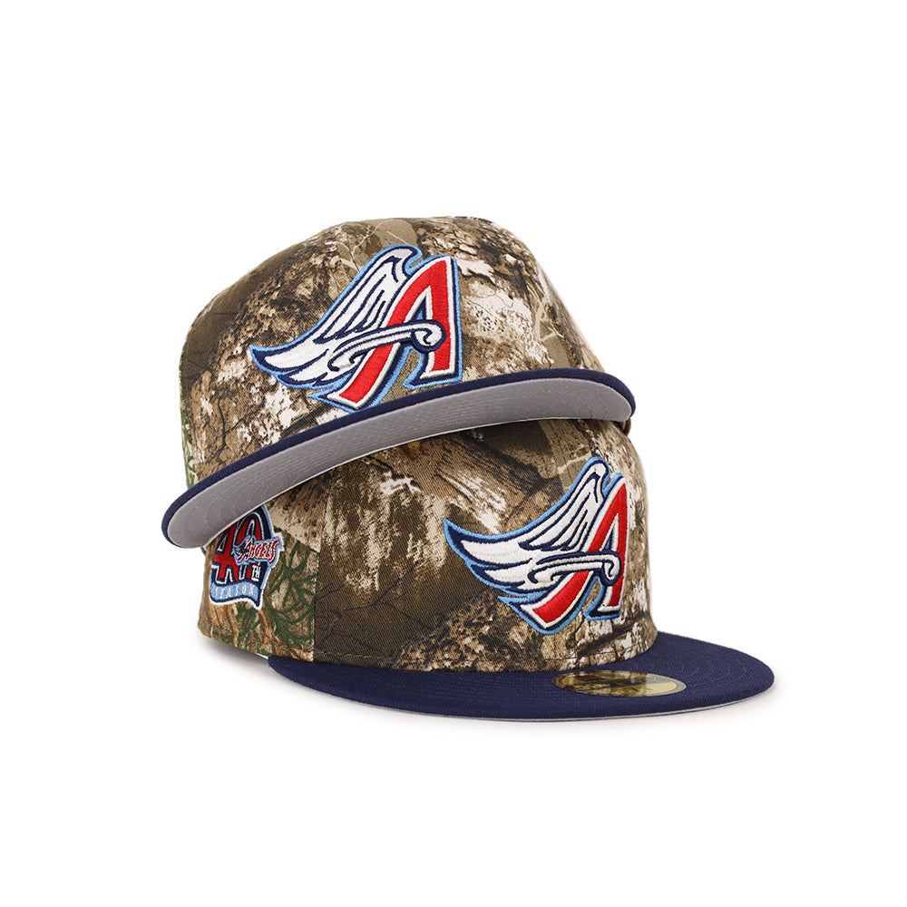 Anaheim Angels Real Tree Navy 2 Tone 40th Anniversary SP 59Fifty Fitted