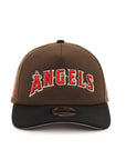 Anaheim Angels Walnut Black 2 Tone 50th Anniversary SP 9Forty A-Frame Snapback