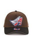 Anaheim Angels Walnut Black 2 Tone 40th Anniversary SP 9Forty A-Frame Snapback