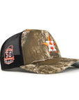 Houston Astros Real Tree 50th Anniversary SP 9Forty A-Frame Foam Trucker Snapback