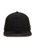 Houston Astros Black On Black 9Fifty A-Frame Snapback