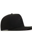 Houston Astros Black On Black 9Fifty A-Frame Snapback