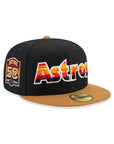 Houston Astros Black Bronze 2 Tone 50th Anniversary SP 59Fifty Fitted