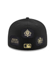 Houston Astros Black Gold Velcro All Over Patches 59Fifty Fitted