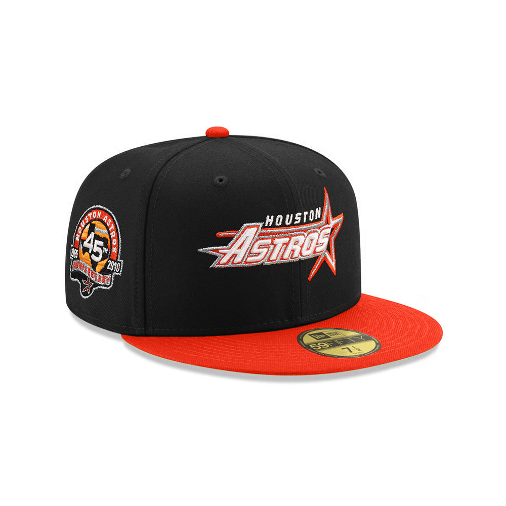 Houston Astros Black Orange 2 Tone 45th Anniversary SP 59Fifty Fitted