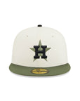 Houston Astros Chrome Olive 2 Tone 45th Anniversary SP 59Fifty Fitted
