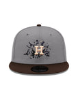 Houston Astros Storm Gray Brown 2 Tone 45th Anniversary Side Patch 59Fifty Fitted