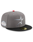 Houston Astros Storm Gray Black 2 Tone Astrodome SP 59Fifty Fitted