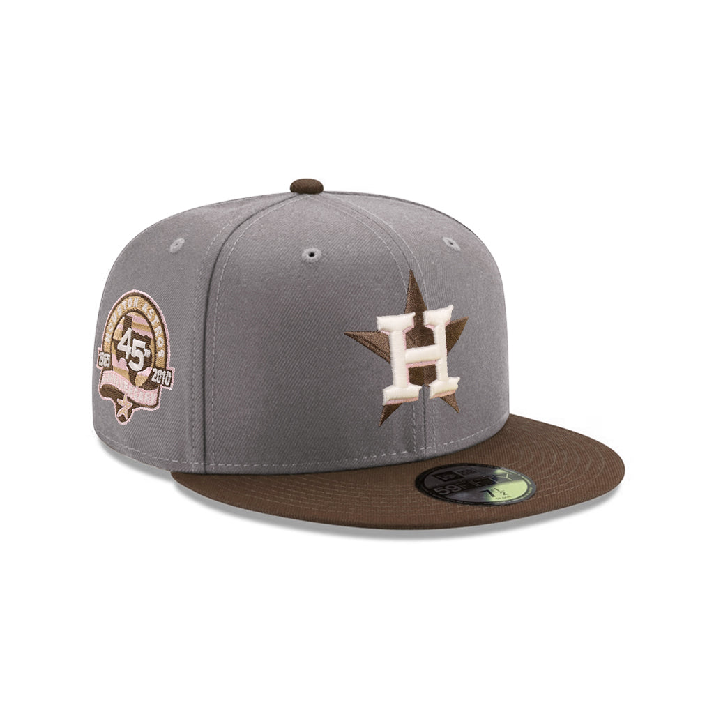 Houston Astros Storm Gray Walnut 2 Tone 45th Anniversary SP 59Fifty Fitted