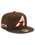 Houston Astros Walnut Brown City Connect HTX SP 59Fifty Fitted
