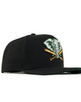 Oakland Athletics Black 9Fifty A-Frame Snapback