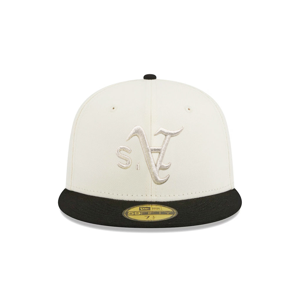 Oakland Athletics Upside Down Chrome Black 2 Tone 50th Anniversary