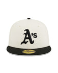 Oakland Athletics Chrome Black 2 Tone 50th Anniversary SP 59Fifty Fitted