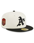 Oakland Athletics Chrome Black 2 Tone 50th Anniversary SP 59Fifty Fitted
