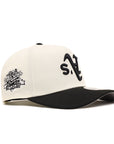 Oakland Athletics Upside Down Chrome Black 2 Tone 1989 World Series SP 9Forty A-Frame Snapback