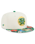 Oakland Athletics Chrome Floral 2 Tone MLB Batterman SP 59Fifty Fitted