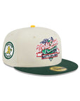 Oakland Athletics 1989 Battle Of The Bay Chrome Green 2 Tone Alternate Logo SP 59Fifty Fitted