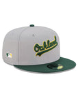 Oakland Athletics Gray Green 2 Tone MLB Batterman SP 59Fifty Fitted