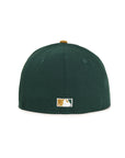Oakland Athletics Dark Green Gold 2 Tone 50th Anniversary SP 59Fifty Fitted