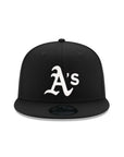 Oakland Athletics Black on White 9Fifty Snapback