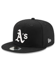 Oakland Athletics Black on White 9Fifty Snapback