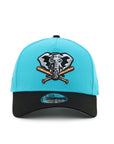 Oakland Athletics Teal Black 2 Tone 25th Anniversary SP Black 9Forty A-Frame Snapback