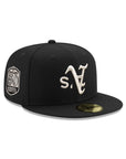 Oakland Athletics Upside Down Black 50th Anniversary SP 59Fifty Fitted