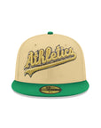 Oakland Athletics Vegas Gold Green 2 Tone Batterman SP 59Fifty Fitted