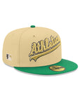 Oakland Athletics Vegas Gold Green 2 Tone Batterman SP 59Fifty Fitted