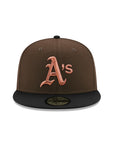 Oakland Athletics Walnut Black 2 Tone Rickey Henderson SP 59Fifty Fitted