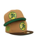 Oakland Athletics Wheat Walnut 2 Tone 1974 World Series SP 59Fifty Fitted