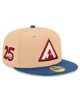 Colorado Avalanche Candied Pecan Blue 2 Tone 25th Anniversary SP NHL 59Fifty Fitted
