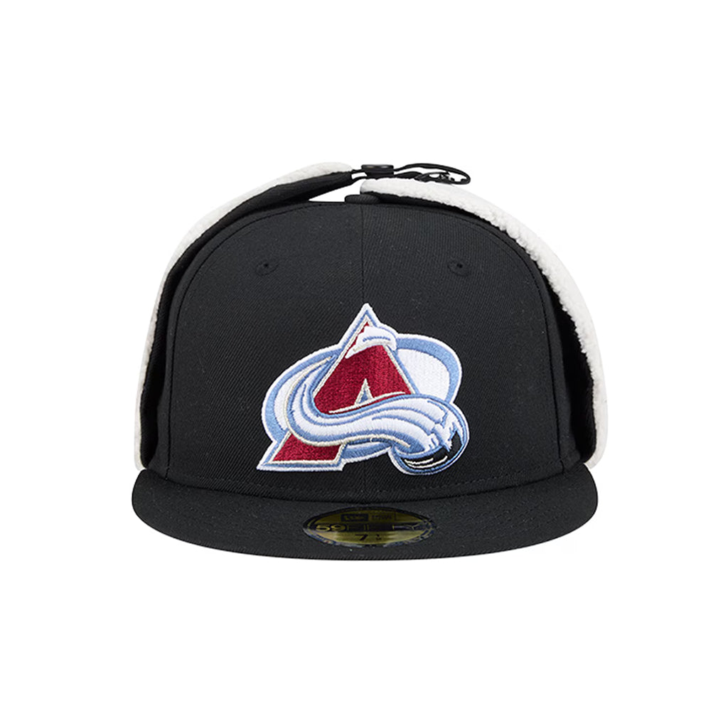 Colorado Avalanche Dog Ear Black Team NHL 59Fifty Fitted