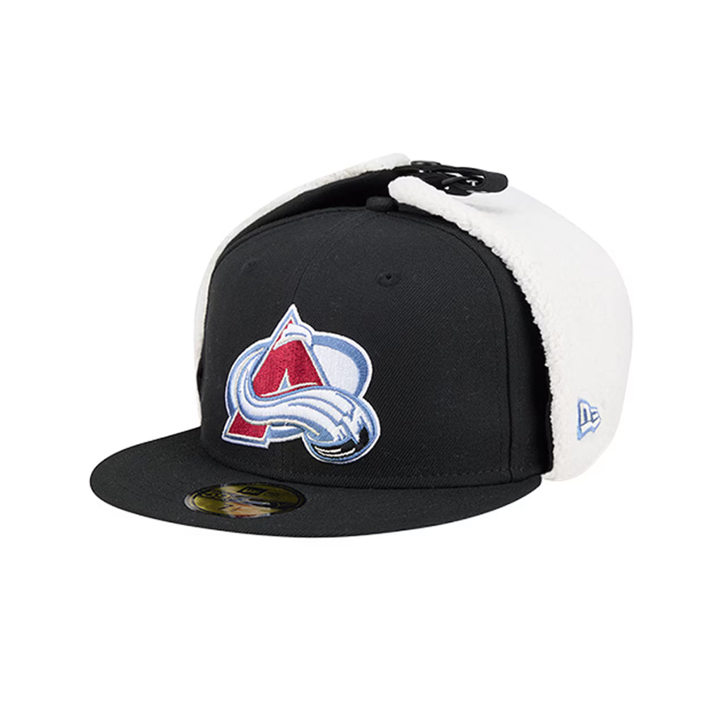 Colorado Avalanche Dog Ear Black Team NHL 59Fifty Fitted