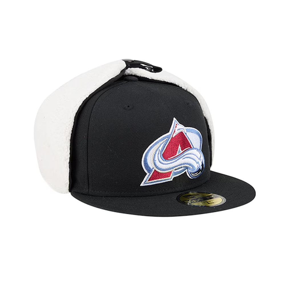 Colorado Avalanche Dog Ear Black Team NHL 59Fifty Fitted