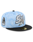 San Jose Barracudas MiLB Blue Paisley 2024 All Star Classic SP 59Fifty Fitted